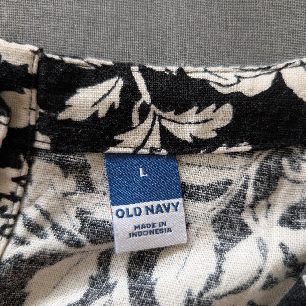 Tropical Print Linen Blend Skirt Set - Picture 3 of 6